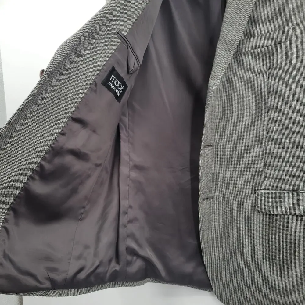 Lauren Ralph Lauren 100% wool gray sports jacket blazer suit size 40L